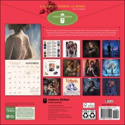 Alternative view of Court of Thorns and Roses Officially Licensed Fan Art 2027 Square Wall Calendar