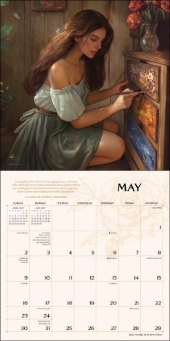 Court of Thorns and Roses Officially Licensed Fan Art 2027 Square Wall Calendar - Image 4