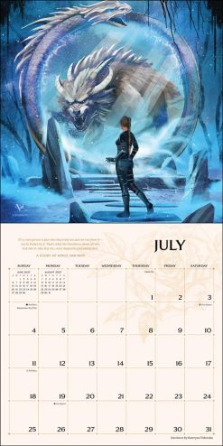 Court of Thorns and Roses Officially Licensed Fan Art 2027 Square Wall Calendar - Image 5