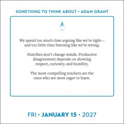 Adam Grant 2027 Boxed Desk Calendar - Image 3