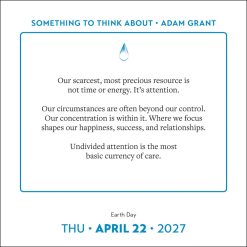 Adam Grant 2027 Boxed Desk Calendar - Image 4
