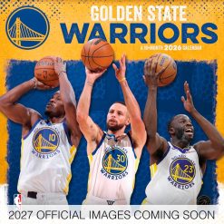 Golden State Warriors NBA 2027 Square Wall Calendar