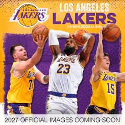 Los Angeles Lakers NBA 2027 Square Wall Calendar