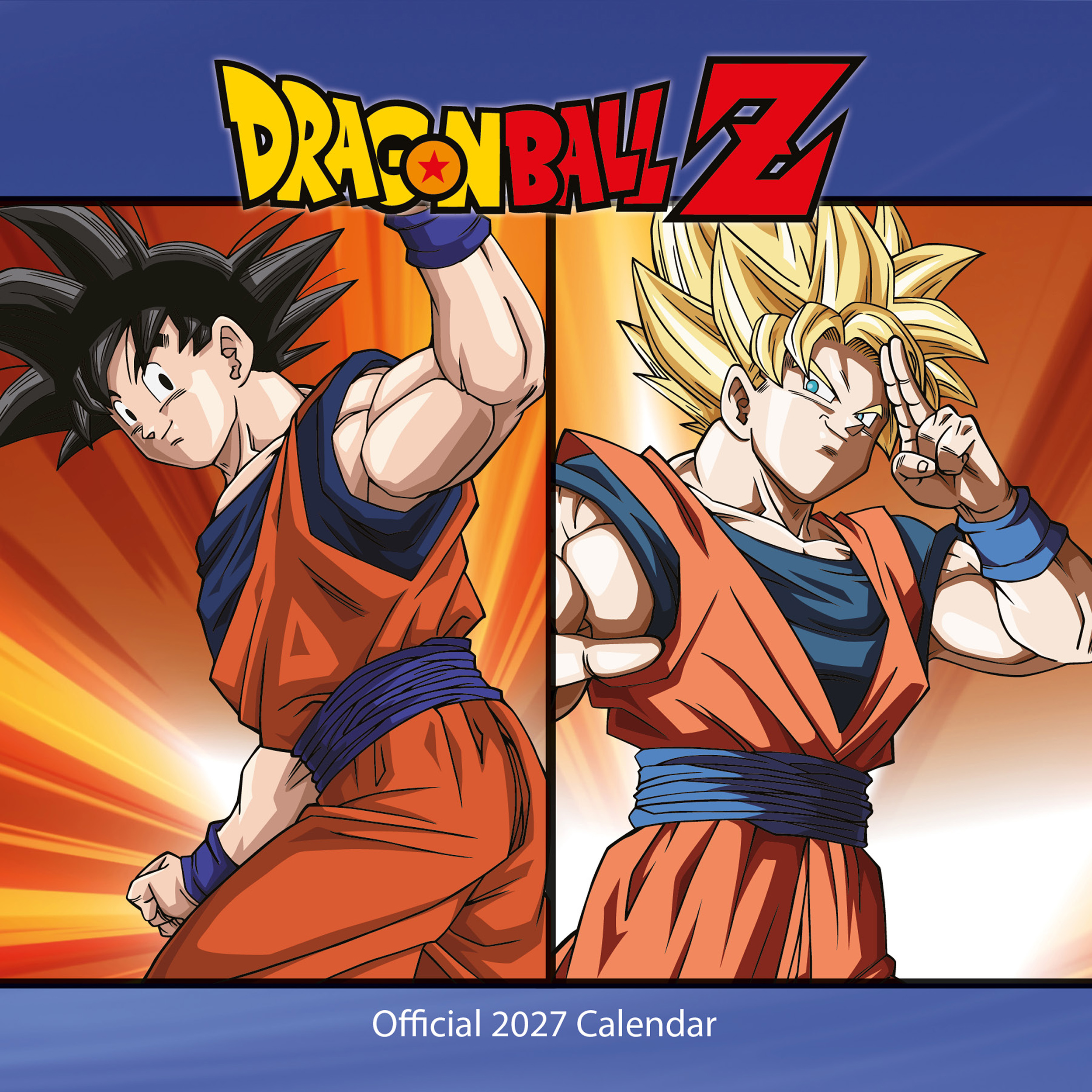 Dragonball Z 2027 Square Wall Calendar